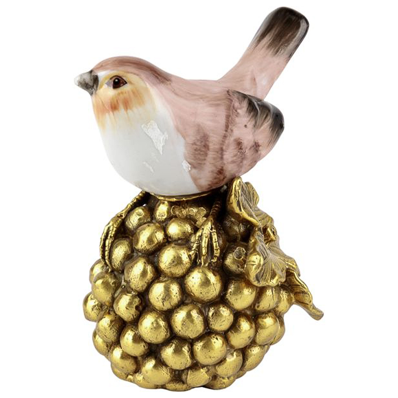 Статуэтка Birdie Golden Grapes Бронза Коричневый Статуэтка Birdie Golden Grapes Бронза Коричневый в Твери | Loft Concept