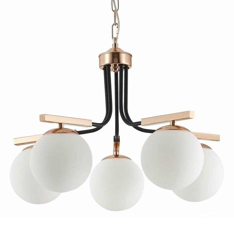 Люстра Bertilde Chandelier Золотой Белый Люстра Bertilde Chandelier Золотой Белый в Твери | Loft Concept