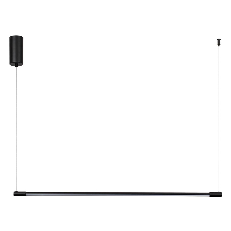 Подвесной светильник Trumpet Tube Black Linear Черный Белый Подвесной светильник Trumpet Tube Black Linear Черный Белый в Твери | Loft Concept