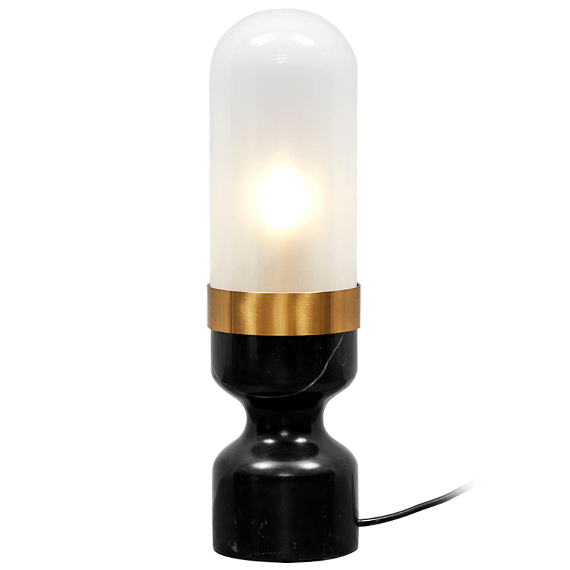 Настольная лампа Arun Lamp Черный Белый Золотой Настольная лампа Arun Lamp Черный Белый Золотой в Твери | Loft Concept