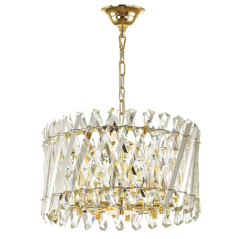 Люстра Crystal Crossed Stripes Gold Золотой Люстра Crystal Crossed Stripes Gold Золотой в Твери | Loft Concept