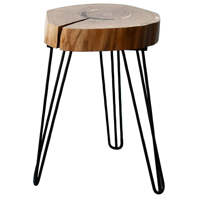 Приставной стол Morley Industrial Metal Rust Side Table Светлый дуб Черный Приставной стол Morley Industrial Metal Rust Side Table Светлый дуб Черный в Твери | Loft Concept