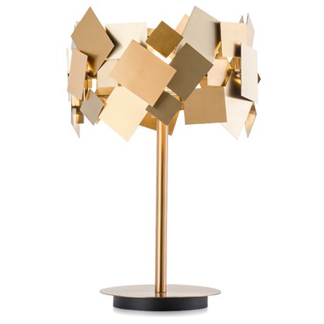 Настольная лампа Gold Plate Table Lamp Настольная лампа Gold Plate Table Lamp в Твери | Loft Concept