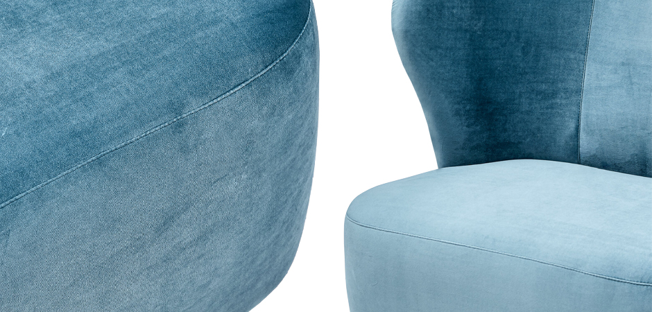 Кресло Hortense Chair Blue - фото №1