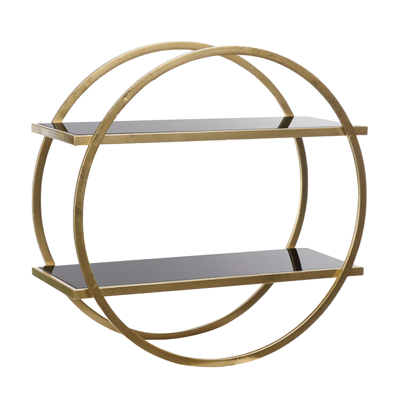 Полка Circle Gold Золотой Желтый Полка Circle Gold Золотой Желтый в Твери | Loft Concept