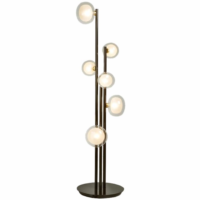 Торшер NABILA Floor Lamp Черный Глянцевое золото Торшер NABILA Floor Lamp Черный Глянцевое золото в Твери | Loft Concept