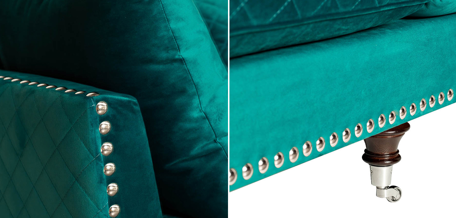 Диван Giorgio Sofa Turquoise - Loft-Concept в Твери