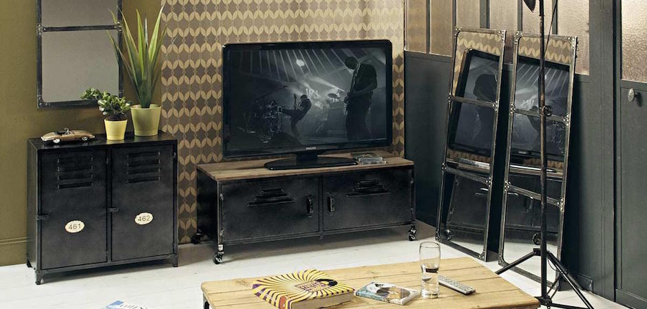 Буфет в стиле Лофт Industrial Rust Metal Wyne Chest Буфет в стиле Лофт Industrial Rust Metal Wyne Chest - Loft-Concept в Твери