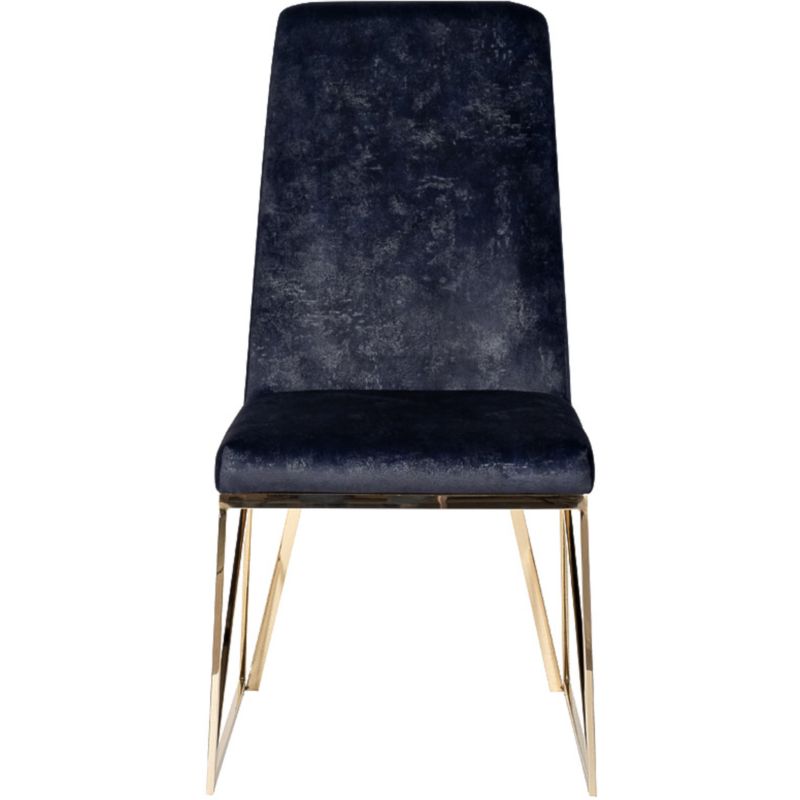 Стул барный Blave DARK BLUE Темно-синий Золотой Стул барный Blave DARK BLUE Темно-синий Золотой в Твери | Loft Concept