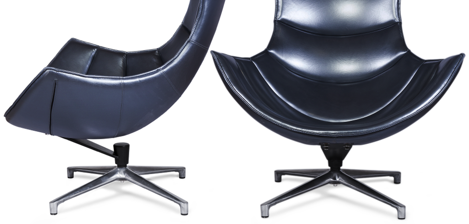 Кресло Shell blue Кресло Shell blue - Loft-Concept в Твери
