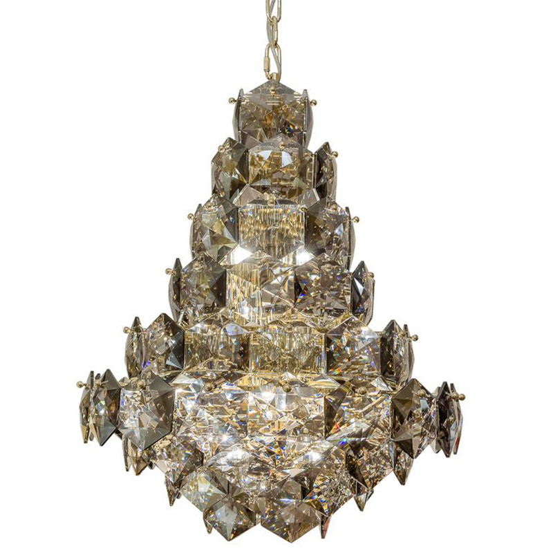 Люстра Tiers Crystal Light Chandelier Smoky 54 Золотой Дымчатый (Smoke) Люстра Tiers Crystal Light Chandelier Smoky 54 Золотой Дымчатый (Smoke) в Твери | Loft Concept
