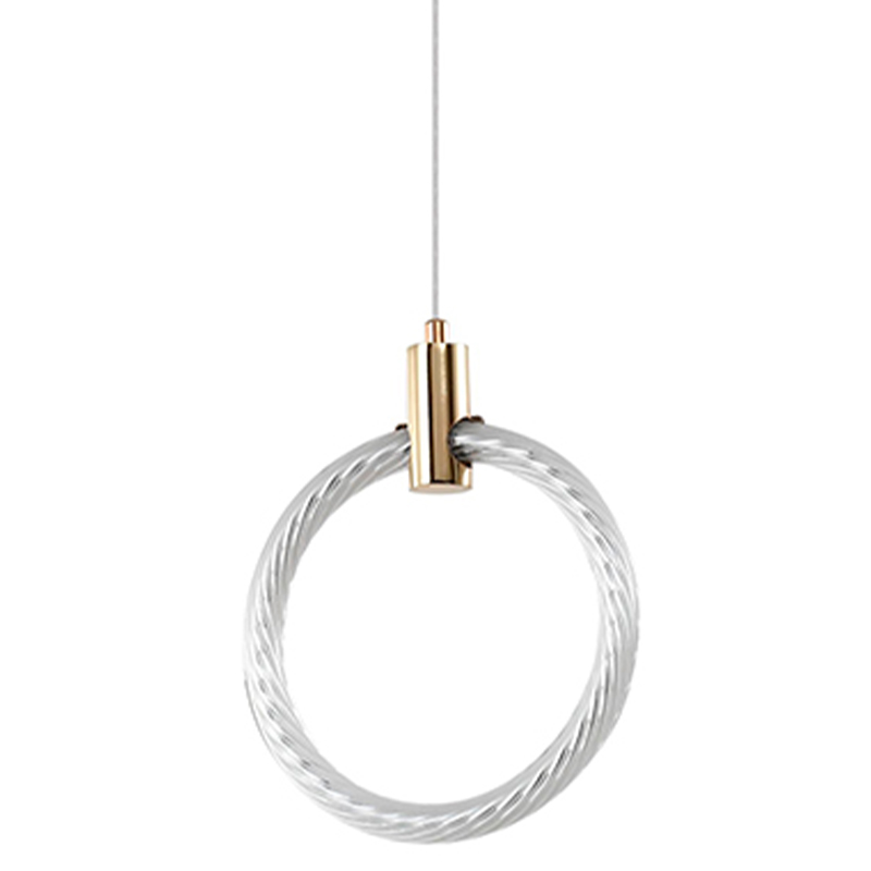 Подвесной светильник светодиодный в виде кольца Lighting Rings Gold Золотой Белый Подвесной светильник светодиодный в виде кольца Lighting Rings Gold Золотой Белый в Твери | Loft Concept