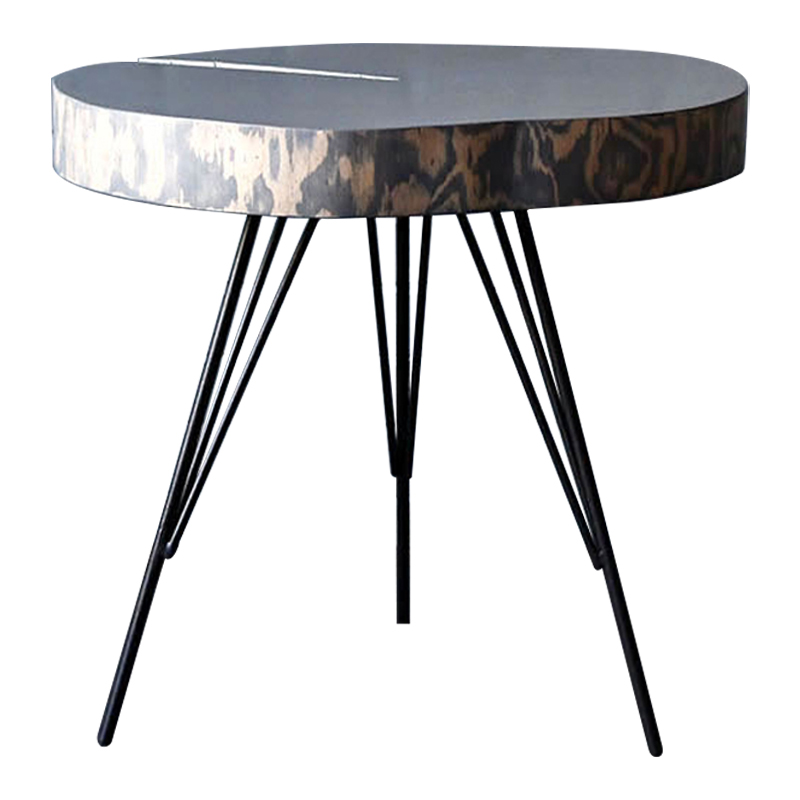 Кофейный стол Farley Industrial Metal Rust Coffee Table Дерево Серый Черный Кофейный стол Farley Industrial Metal Rust Coffee Table Дерево Серый Черный в Твери | Loft Concept