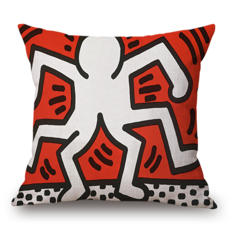 Подушка Keith Haring 2 Мульти Подушка Keith Haring 2 Мульти в Твери | Loft Concept