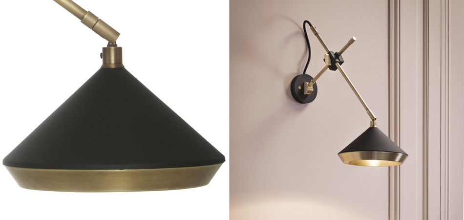 Бра Bert Frank SHEAR SHEAR WALL LIGHT Черный Бра Bert Frank SHEAR SHEAR WALL LIGHT Черный - Loft-Concept в Твери