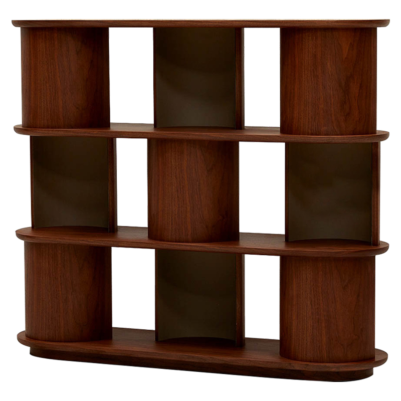 Стеллаж Zacharie Brown Wood Rack Коричневый Стеллаж Zacharie Brown Wood Rack Коричневый в Твери | Loft Concept