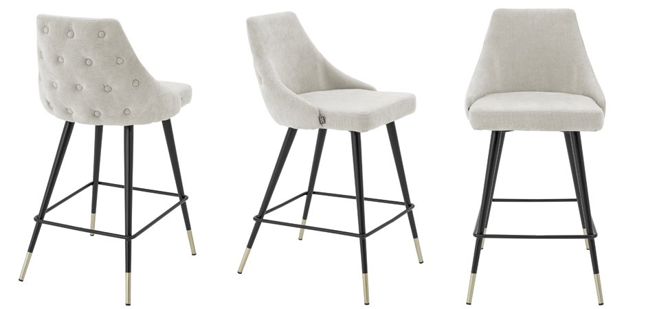 Полубарный стул Eichholtz Counter Stool Cedro Sand Полубарный стул Eichholtz Counter Stool Cedro Sand - Loft-Concept в Твери