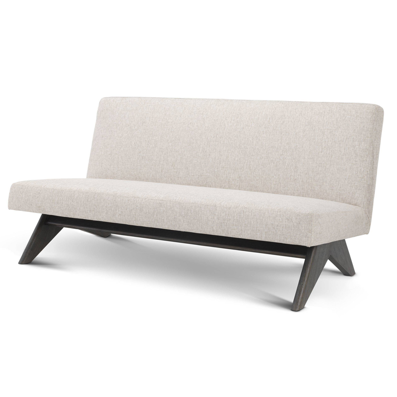 Диван Eichholtz Sofa Erudit Молочный Коричневый Диван Eichholtz Sofa Erudit Молочный Коричневый в Твери | Loft Concept