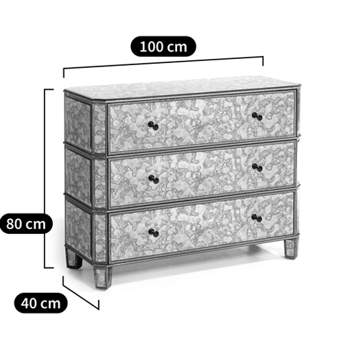 Комод зеркальный Glorious Chest of Drawers Комод зеркальный Glorious Chest of Drawers в Твери