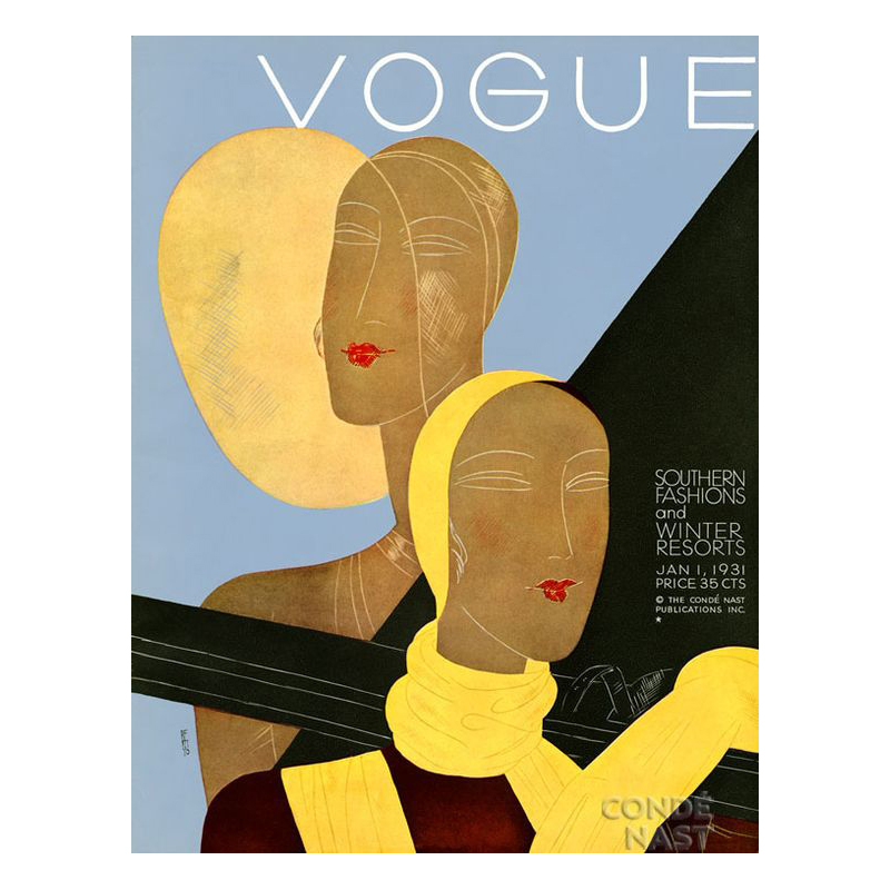 Постер Vogue Retro Мульти Постер Vogue Retro Мульти в Твери | Loft Concept