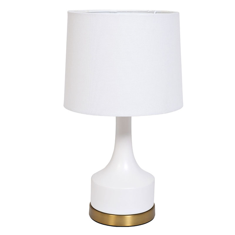 Настольная лампа Fontaine Table Lamp Золотой Белый Настольная лампа Fontaine Table Lamp Золотой Белый в Твери | Loft Concept