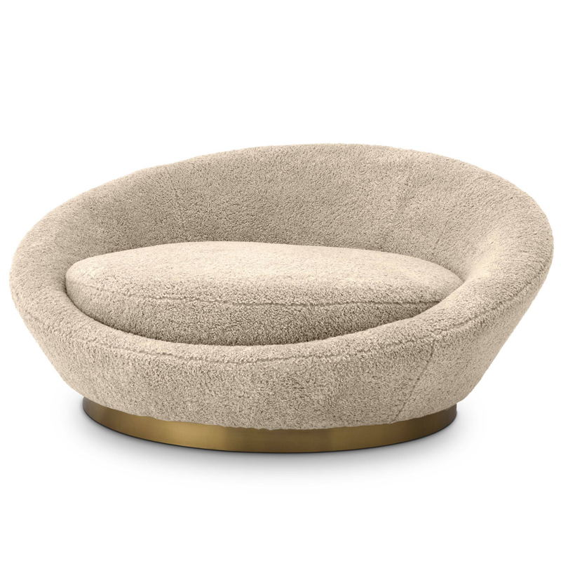 Диван Eichholtz Sofa Duardo Песочный Латунь Диван Eichholtz Sofa Duardo Песочный Латунь в Твери | Loft Concept