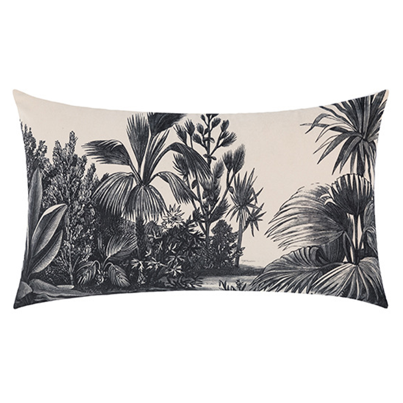 Декоративная подушка Rainforest Cushion Бежевый Черный Декоративная подушка Rainforest Cushion Бежевый Черный в Твери | Loft Concept