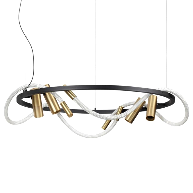 Люстра LUKE LAMPCO TRACER LAMP Черный Белый Золотой в Твери | Loft Concept 