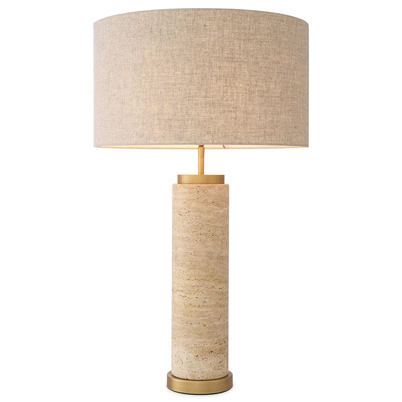 Настольная лампа Eichholtz Table Lamp Lxry Бежевый Бежево-серый Латунь Настольная лампа Eichholtz Table Lamp Lxry Бежевый Бежево-серый Латунь в Твери | Loft Concept