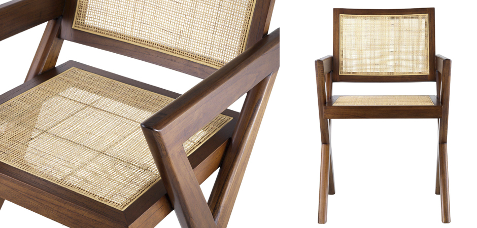 Стул Eichholtz Dining Chair Augustin brown Стул Eichholtz Dining Chair Augustin brown - Loft-Concept в Твери