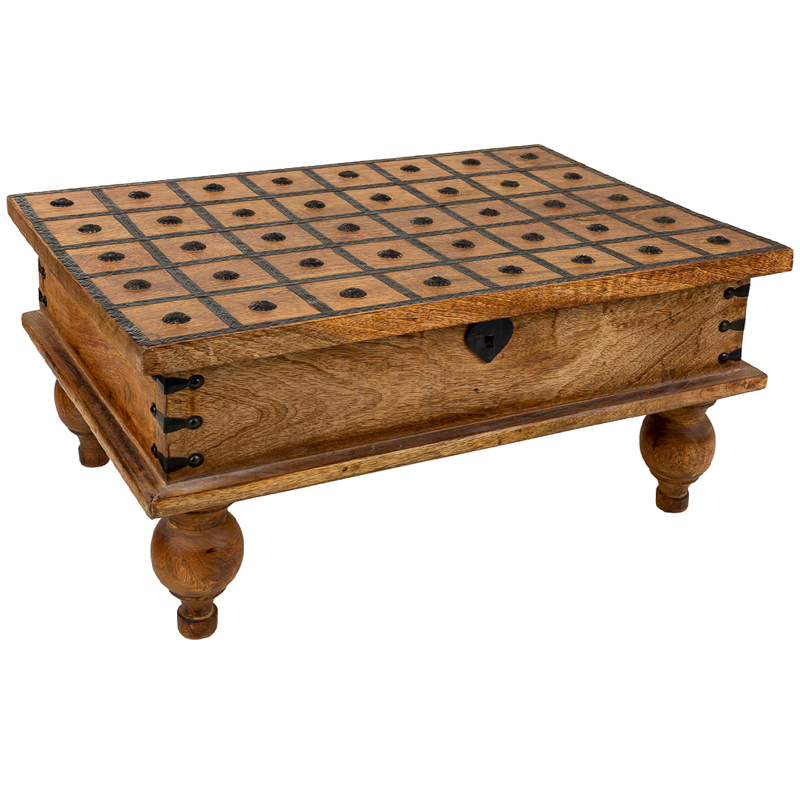 Деревянный кофейный стол Aiyla Coffee Table Коричневый Коричневый винтаж Деревянный кофейный стол Aiyla Coffee Table Коричневый Коричневый винтаж в Твери | Loft Concept