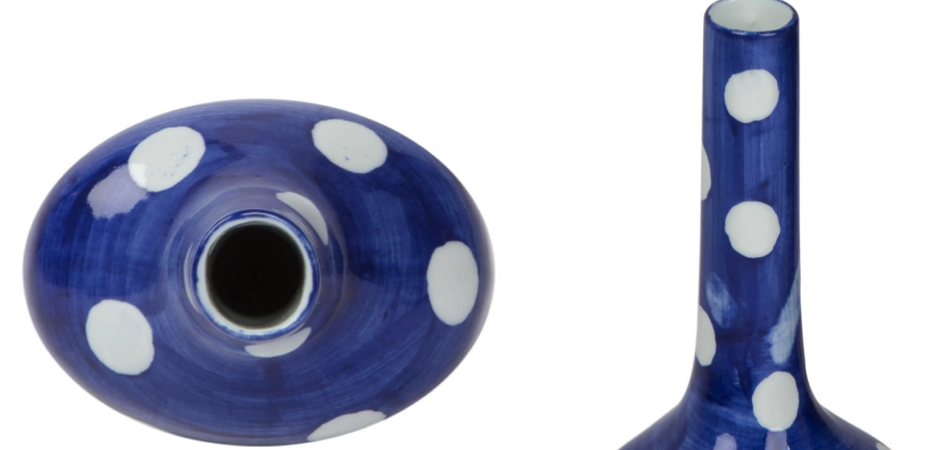 Ваза-бутылка blue & white ornament Point Bottle Ваза-бутылка blue & white ornament Point Bottle - Loft-Concept в Твери
