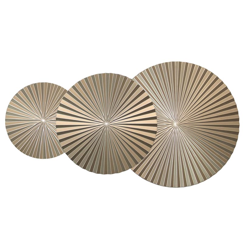 Арт-объект Apollo Champagne Wall Plaque Disc 3 Золотой Шампань Арт-объект Apollo Champagne Wall Plaque Disc 3 Золотой Шампань в Твери | Loft Concept