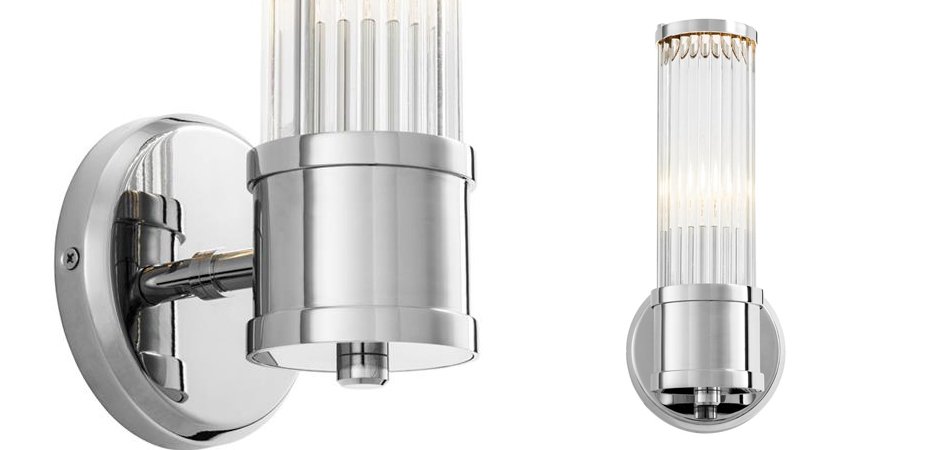 Бра Wall Lamp Claridges Single Nickel Бра Wall Lamp Claridges Single Nickel - Loft-Concept в Твери