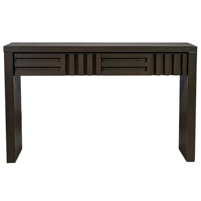 Консоль с двумя ящиками Wooden Rails Коричневый Консоль с двумя ящиками Wooden Rails Коричневый в Твери | Loft Concept