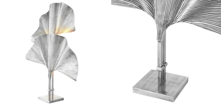 Настольная лампа Table Lamp Las Palmas Silver Настольная лампа Table Lamp Las Palmas Silver - Loft-Concept в Твери