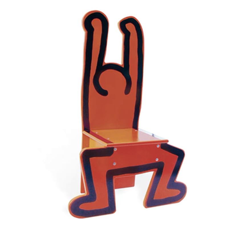 Детский стул Chaise Keith Haring Dancer Vilac Красный Красный Детский стул Chaise Keith Haring Dancer Vilac Красный Красный в Твери | Loft Concept
