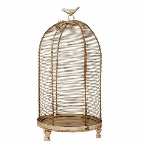 Аксессуар клетка для птиц Birdcage Бежевый Аксессуар клетка для птиц Birdcage Бежевый в Твери | Loft Concept