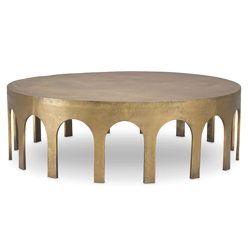 Кофейный стол Eichholtz Coffee Table Gardini Латунь Винтажная латунь Кофейный стол Eichholtz Coffee Table Gardini Латунь Винтажная латунь в Твери | Loft Concept