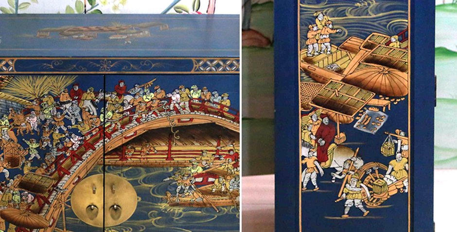 Китайский шкафчик для обуви Celestial Bridge - Loft-Concept в Твери