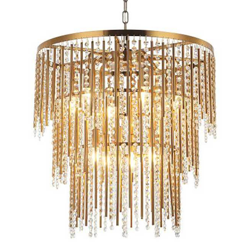 Люстра Crystal Wind Chimes Bronze Chandelier Бронза Прозрачный Люстра Crystal Wind Chimes Bronze Chandelier Бронза Прозрачный в Твери | Loft Concept