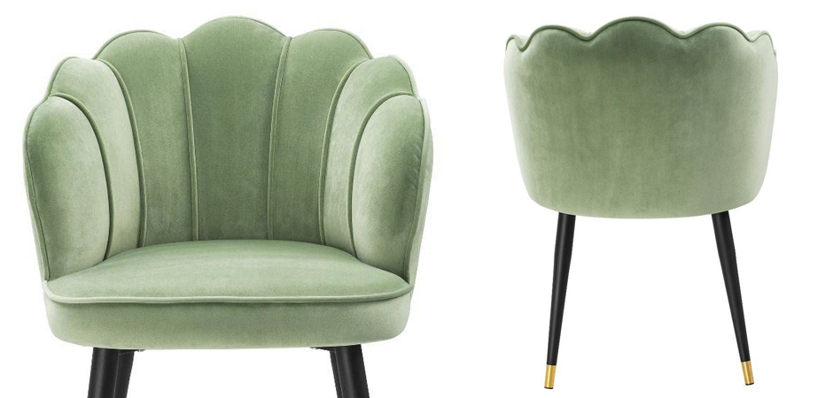 Стул Eichholtz Dining Chair Bristol pistache green Стул Eichholtz Dining Chair Bristol pistache green - Loft-Concept в Твери