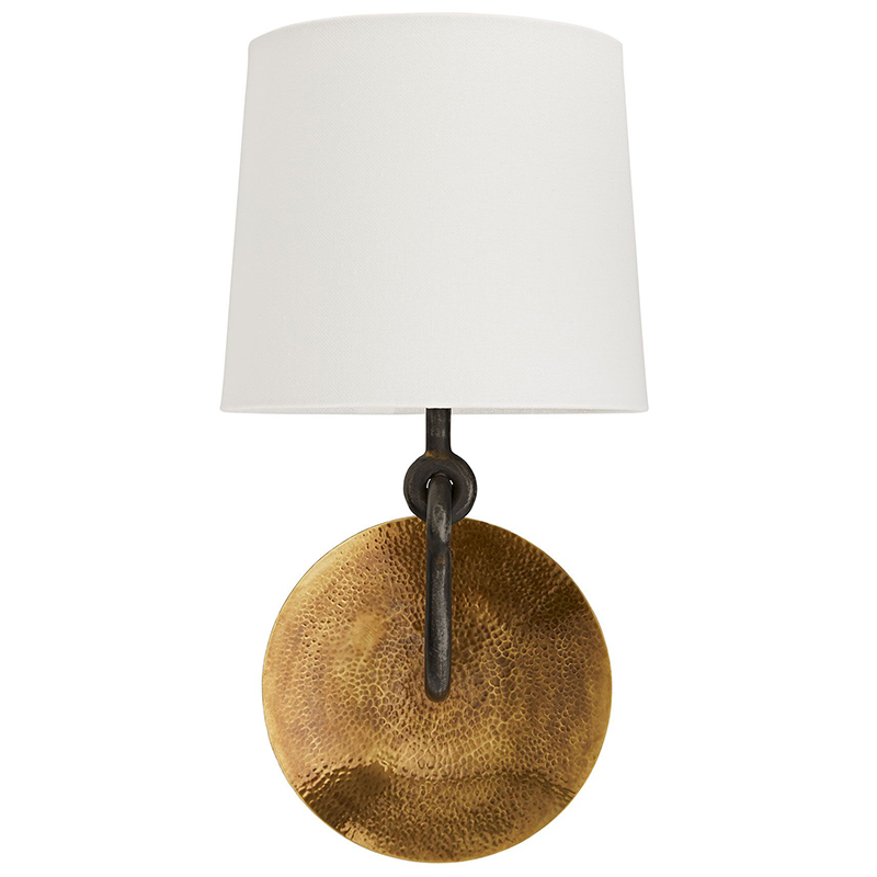 Бра GILES SCONCE Белый Черный Латунь Бра GILES SCONCE Белый Черный Латунь в Твери | Loft Concept
