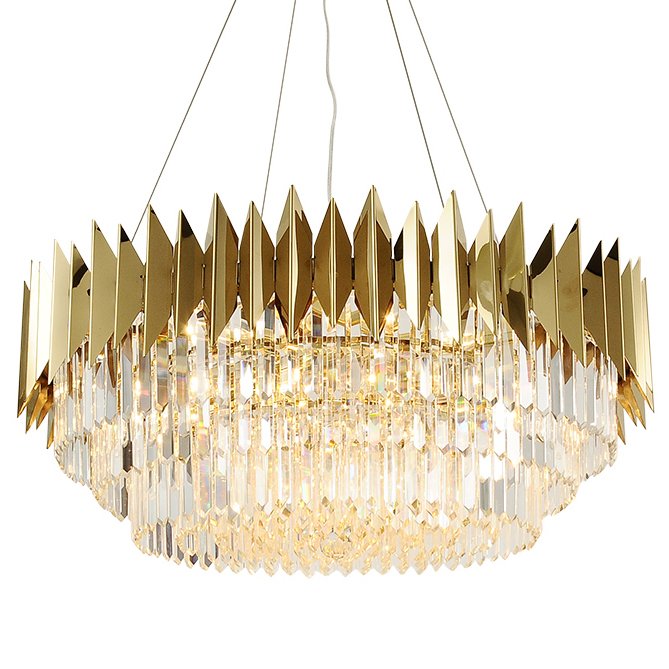 Подвесной светильник KEBO KING CHANDELIER Латунь Прозрачное Стекло Подвесной светильник KEBO KING CHANDELIER Латунь Прозрачное Стекло в Твери | Loft Concept