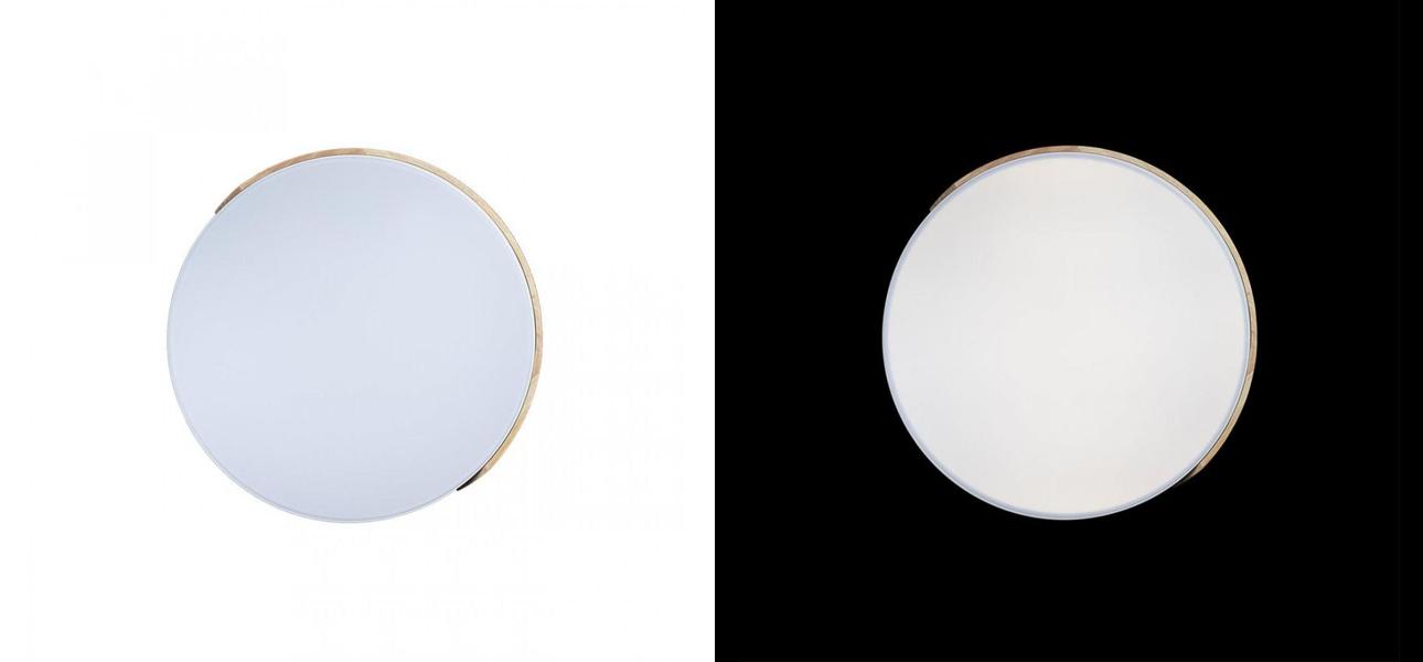 Потолочный светильник Wooden Wheels White Wood диаметр 51 - фото №1