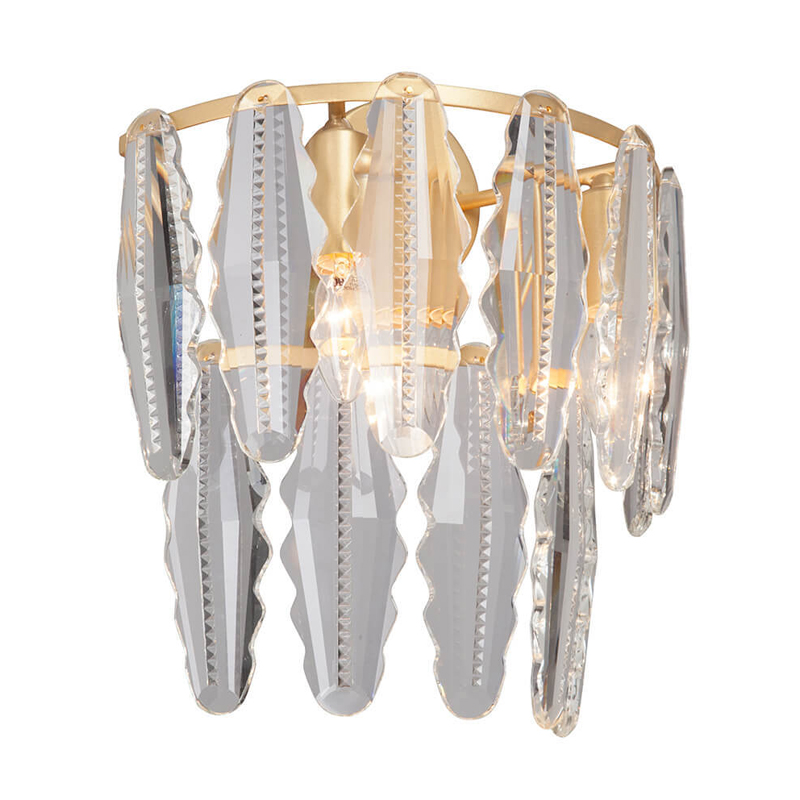 Бра Maogan Textured Sconce Золотой Прозрачный (Transparent) Бра Maogan Textured Sconce Золотой Прозрачный (Transparent) в Твери | Loft Concept