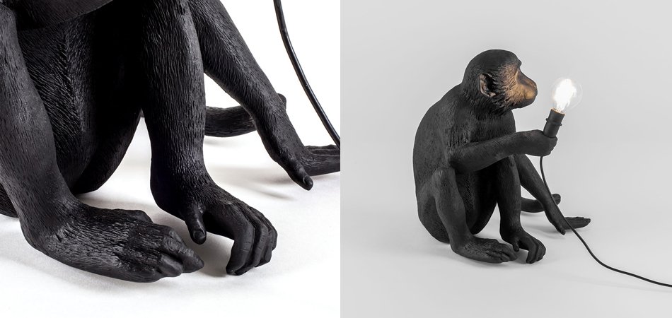 Настольная Лампа SELETTI MONKEY LAMP SITTING VERSION - Loft-Concept в Твери