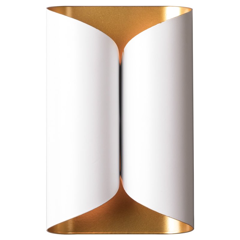 Бра White and Brass Roll Белый Латунь Бра White and Brass Roll Белый Латунь в Твери | Loft Concept