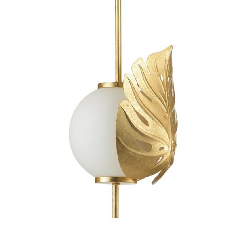 Подвесной светильник Gold Monstera Leaf Золотой Подвесной светильник Gold Monstera Leaf Золотой в Твери | Loft Concept