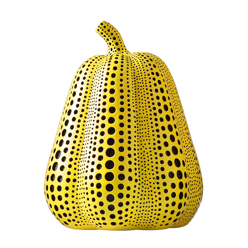 Статуэтка тыквы Kusama Yayoi I Желтый Черный Статуэтка тыквы Kusama Yayoi I Желтый Черный в Твери | Loft Concept